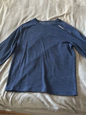 Karbon Men's Long Sleeve Crew - Navy Blue